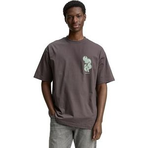 TOM TAILOR Denim T-shirt voor heren, 11587 - Pavement Grey, XXL