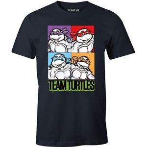 Tortues Ninja METMNTDTS024 T-shirt, marineblauw, S, Marine, S