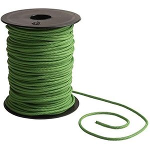 IPEA Vlechtwerk voor Venetiaans, kleur erwtengroen, 50 meter, Made in Italy, touw van nylon voor gordijnen, rolluiken, accessoires, dikte 3 mm