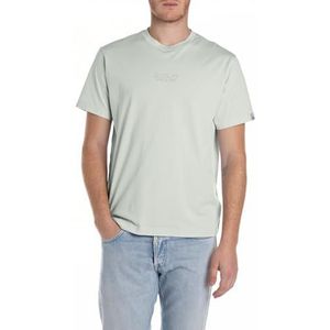 Replay T-shirt voor heren, 005 Light Mint, L