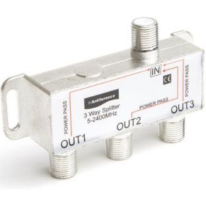 Antiference AS03 3 Manier F-Type Indoor TV Signaal Splitter