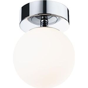 Paulmann 71064 LED plafondlamp Selection Bathroom Gove IP44 3000K 400lm 230V 5W chroom, satijn badkamerlamp