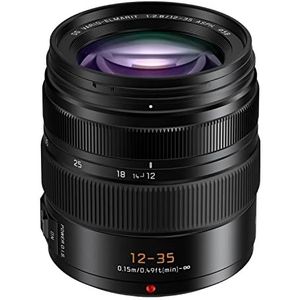 Panasonic Lumix HES12035 G-serie cameralens, 12-35 mm F2.8 Leica DG Vario-ELMARIT verwisselbare lens voor spiegelloze micro vier derde digitale camera's, Power O.I.S., zwart