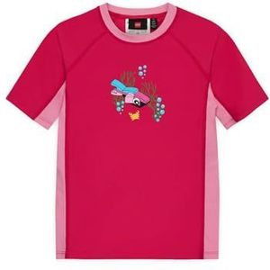LEGO Zwemshirt voor meisjes, donkerroze (dark pink), 146 cm