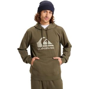 Quiksilver - Comp Logo Hoodie - Olijfgroen - Hoodie