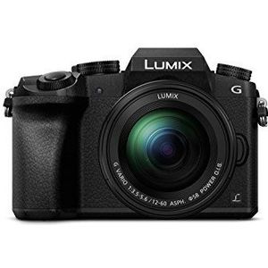 Panasonic LUMIX G DMC-G70MEG-K Systeemcamera, 16 megapixels, OLED-zoeker, 7,5 cm OLED-touchscreen, 4K foto en video met lens H-FS12060/F3,5-5,6/OIS zwart