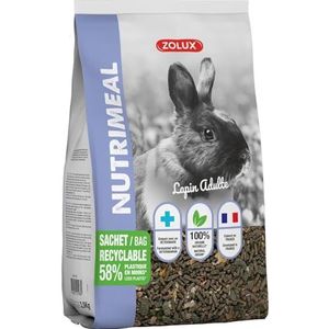 Zolux Nutrimeal granulaat voor volwassen konijnen, 2,5 kg