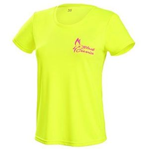 Black Crevice Dames T-Shirt Function, Yellow2, 36