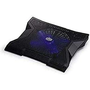 Cooler Master Notepal XL Laptop koeler - Stille 230 mm ventilator met X-vormige blauwe LED verlichting, ventilatorsnelheidsregelaar, USB hub, voor laptops tot 17