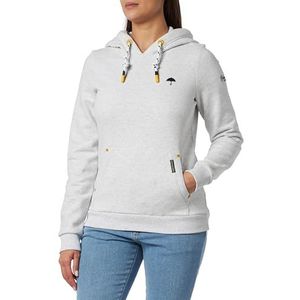 bridgeport Dames Hoodie 34613747-BR02, wolwit melange, S, wolwit, gemêleerd, S