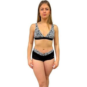 Haute pression Tweedelig badpak voor dames, Meerkleurig, 34