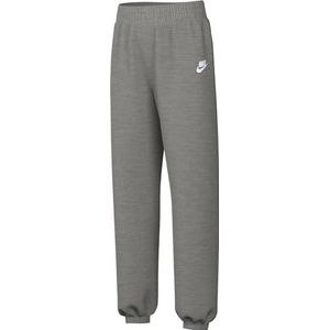 Nike Meisjes Full Length Pant G NSW Club FLC Loose Pant Lbr, Dark Grey Heather/Base Grey/White, FD2933-063, S