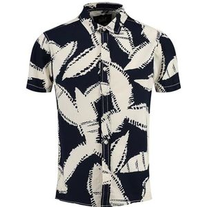 Key Largo - MSH SPARX - Overhemd - Ecru/Navy - Regular Fit