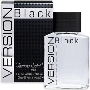 Ulric de Varens ULR00040,Jacques Saint Prés VERSION BLACK Eau de toilette spray for men 100 ML (3.4 fl.oz.) • Woody Fresh fragrance by ULRIC DE VARENS