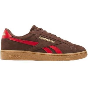 Reebok Unisex Club C Grounds UK sneaker, CAMPUSBROWN/VECTORRED/Gum, 42 EU, Campusbrown Vectorred Gum, 42 EU