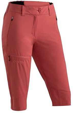 Maier Sports Lulaka Capri Loop, korte dameswandelbroek, waterafstotende outdoorbroek voor trekking en hiking, PFC-vrij, mSTRETCH Pro 2 en Dryprotec