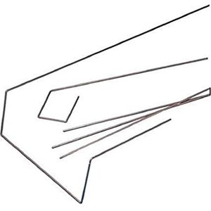 Performance Health schacht voor stuurpennen, 1,6 mm, 12 stuks, schacht van koper van hoge kwaliteit, ideaal voor het maken van voorbouwen, gemakkelijk in te klappen