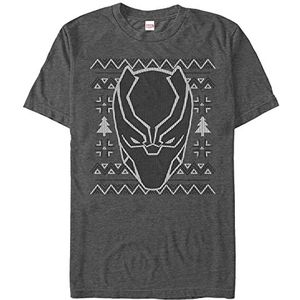 Marvel Avengers Classic - Back Panther Sweater Unisex Crew neck T-Shirt Melange Black L