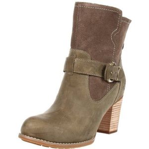 Timberland Ek Rudston Mid Wp Olive, enkellaarzen voor dames, Olijf, 39 EU