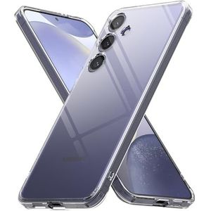 Ringke Fusion Compatibel met Samsung S24 Case, Transparant Phone Cover Schokbestendig Bumper Hoesje Voor Galaxy S24 - Clear