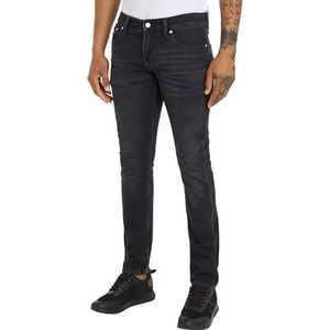 Calvin Klein Jeans Slanke broek voor heren, Denim Zwart, 38W / 34L