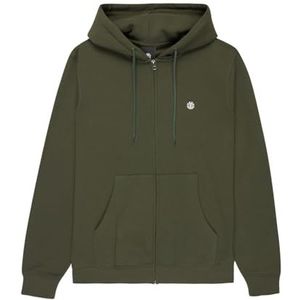 Element - Pull en Polaire Icon Embroidery - Bruin - Regular Fit - Hooded Neck
