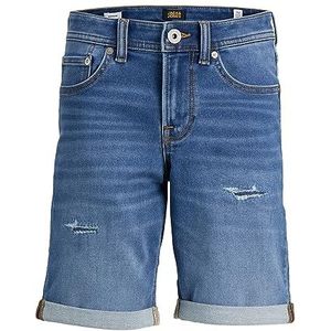 JACK&JONES JUNIOR Jongens jeansshorts, Denim Blauw, 122 cm