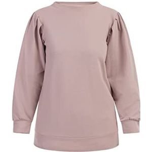 EUCALY Sweatshirt voor dames, Oudroze, XL/XXL