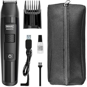 WAHL Manscaper Lithium Liezen en Body Trimmer, Body Trimmer, Volledig waterdicht, Nat/Droog gebruik, Smart Trim Technology LED, Safe-Touch Ballpoint-snijmes, Oplaadbaar, Zwart