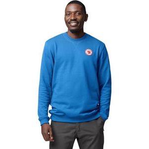 Fjallraven 87163-538 1960 Logo Badge Sweater M Sweatshirt Heren Alpine Blue Maat L