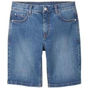 TOM TAILOR Bermuda jeans shorts voor jongens, 10152 - Mid Stone Bright Blue Denim, 140 cm