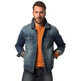 JP 1880 - Jeansjas - Denim Blauw - Heren