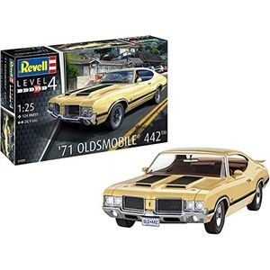 Revell 07695 '71 Oldsmobile® 442™ Schaal 1:25 Ongebouwd/ongelakt plastic modelbouwpakket