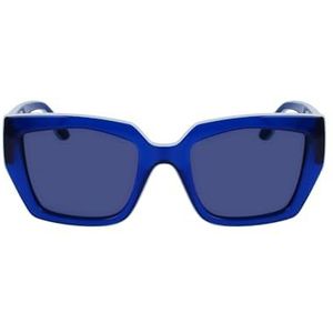 Karl Lagerfeld Unisex KL6143S zonnebril, 400 blauw, 53, 400 blauw, 53
