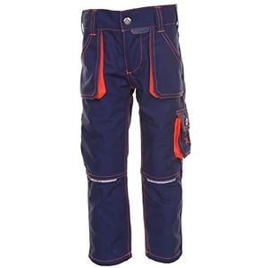 Planam Maat 110/116 Junior broek voor kinderen, marineblauw, model 6111