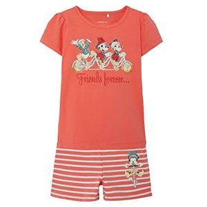 Name IT NMFANNLISA Minnie Night Set WDI, roze, 110 cm