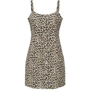 Onllowa Strap Button Dress Ptm, Pumice Stone, S