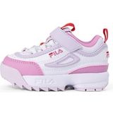 Mother of Bulky Sneakers - Wit - Textiel - Klittenbandsluiting