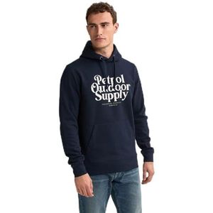 PETROL INDUSTRIES, Heren Sweater Hooded, M-1050-SWH104, Navy Blue, XXL, donkerblauw, XXL