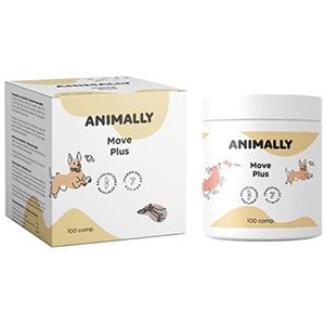 Animally Move Plus 100 Comprimidos. Salud Articular de Perros y Gatos. Formato Ahorro,