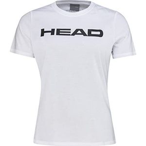 HEAD - Club Lucy - Tennisshirt - Wit - Katoen/Polyester/Elastaan