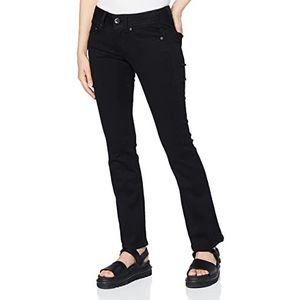 G-STAR RAW Dames Midge Saddle Mid Waist Bootcut Jeans, zwart (Pitch Black B964-A810), 25W x 32L
