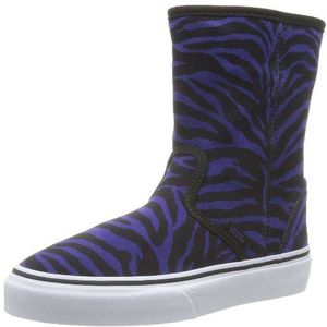Vans K Slip-on Boot, uniseks, hoge sneakers voor kinderen, Zwart Suede Zebra B., 29 EU