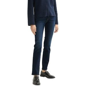 TOM TAILOR Alexa Straight Jeans voor dames, 10138 - Rinsed Blue Denim, 30W x 32L