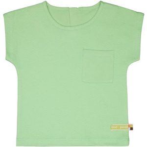 loud + proud Musseline Jersey voor meisjes, van biologisch katoen, GOTS-gecertificeerde blouse, opaal, 74-80