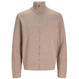JACK & JONES - Gebreid Vest - Lichtbruin
