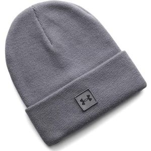 Under Armour - Halftime Manchet - Beanie Muts - Castlerock - Zwart