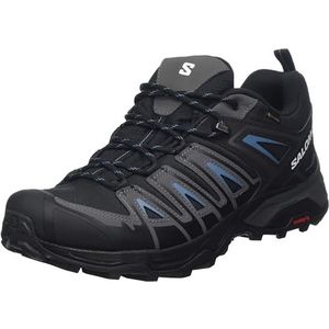 SALOMON X Ultra Pioneer Gore-Tex Wandelschoenen heren,Zwart Magneet Blauw Staal,49 1/3 EU