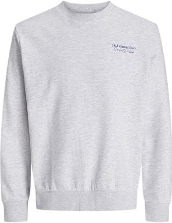 JACK & JONES Jjninety Sweat Crew Neck, wit melange., L