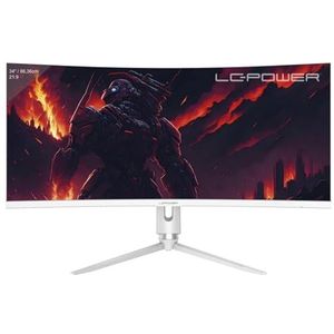 LC-Power - LC-M34-Q-C-PRO - Monitor - Wit - 34" - 3440 x 1440 pixels